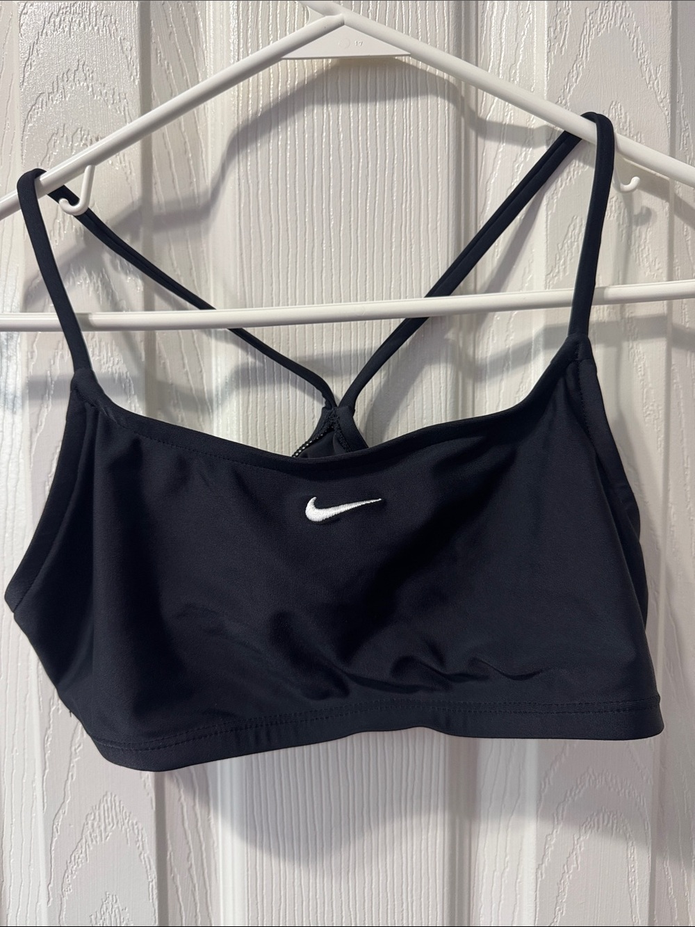 Nike Black Strappy Cross-Back Sports Bra